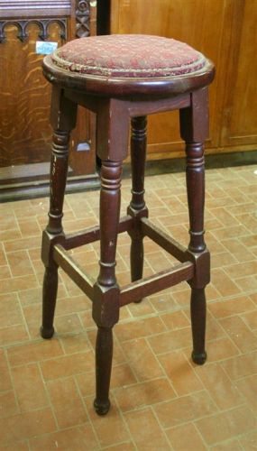 Sgabello pub imbottito alto